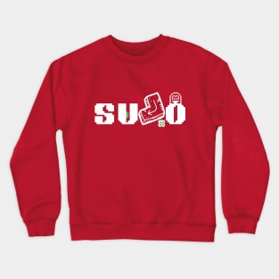 SUDO white | Linux User Crewneck Sweatshirt